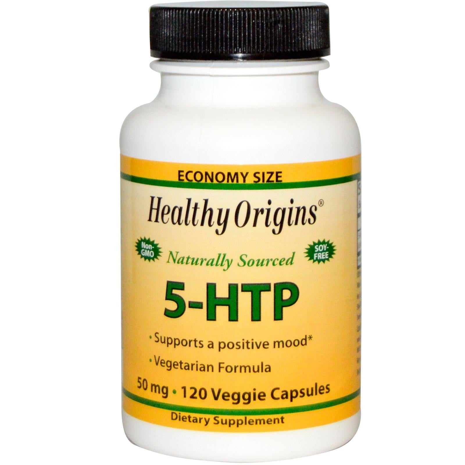 Healthy Origins 5-HTP 100mg 120 Veggie Capsules