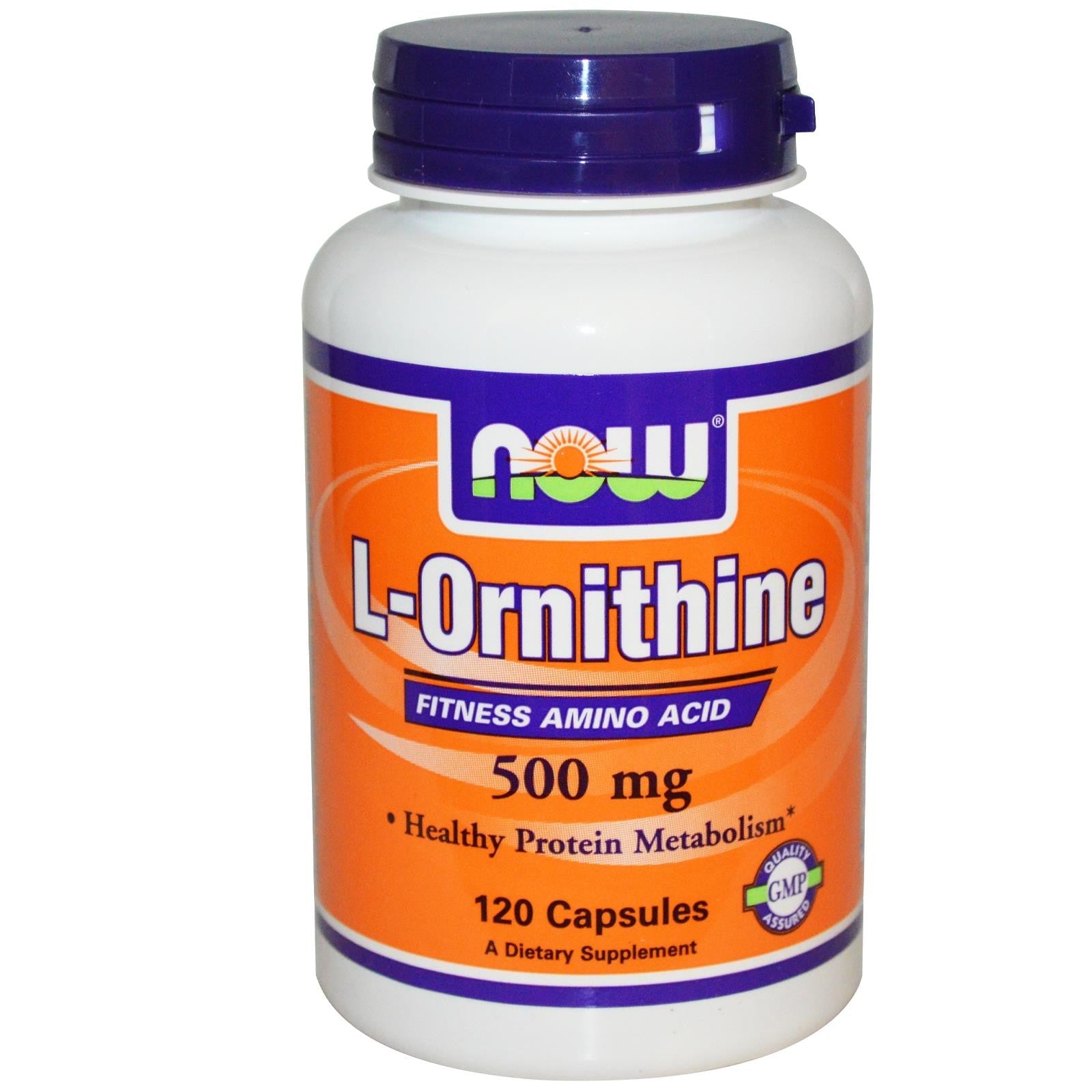 Now Foods, L-Ornithine, 500 mg, 120 Capsules