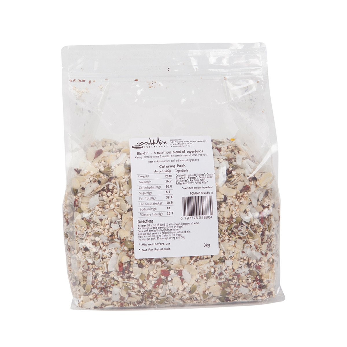 Goodmix Superfoodsblend 11 (Digestive Mix) Original Catering 3Kg