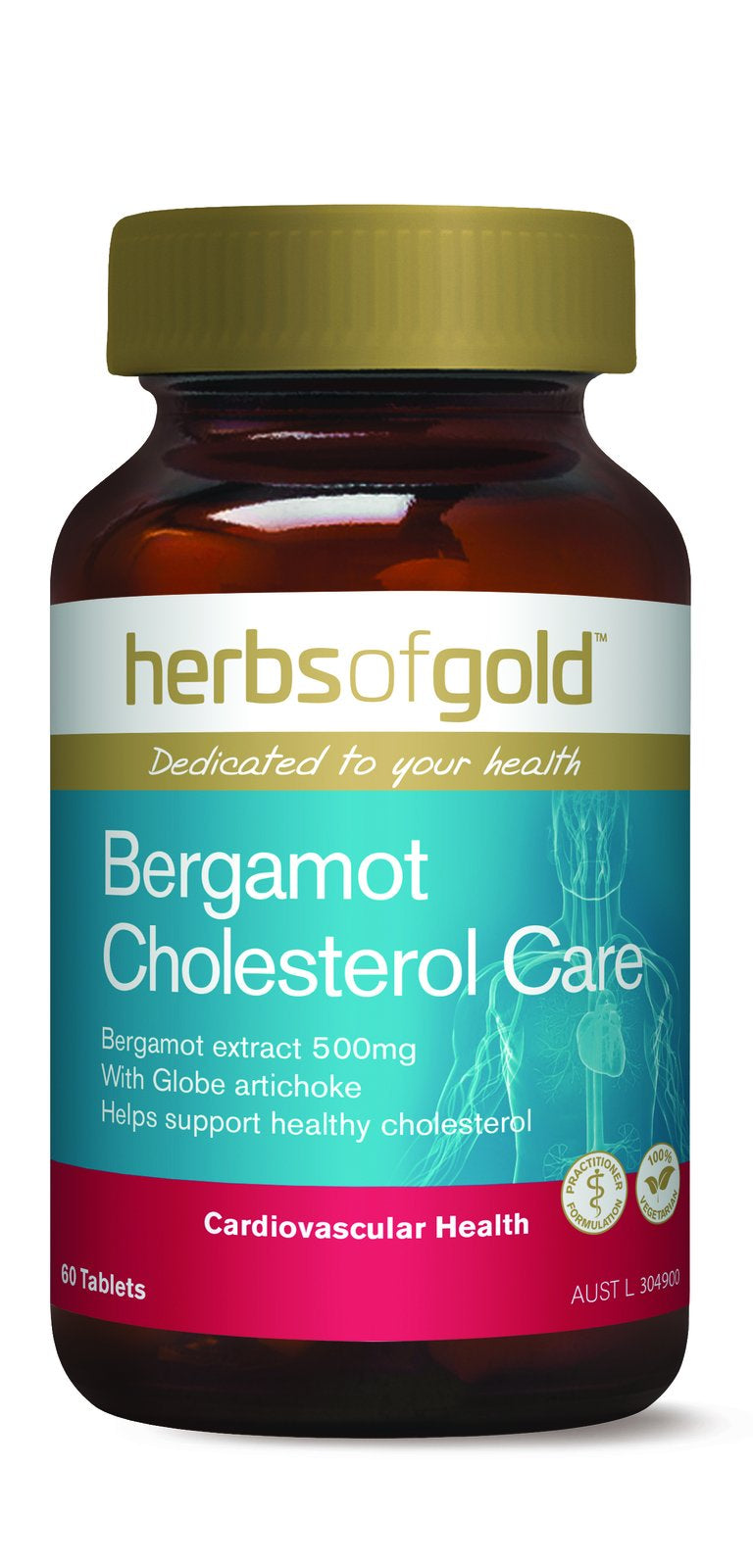 Herbs of Gold Bergamot Cholesterol Care 60 Tablets