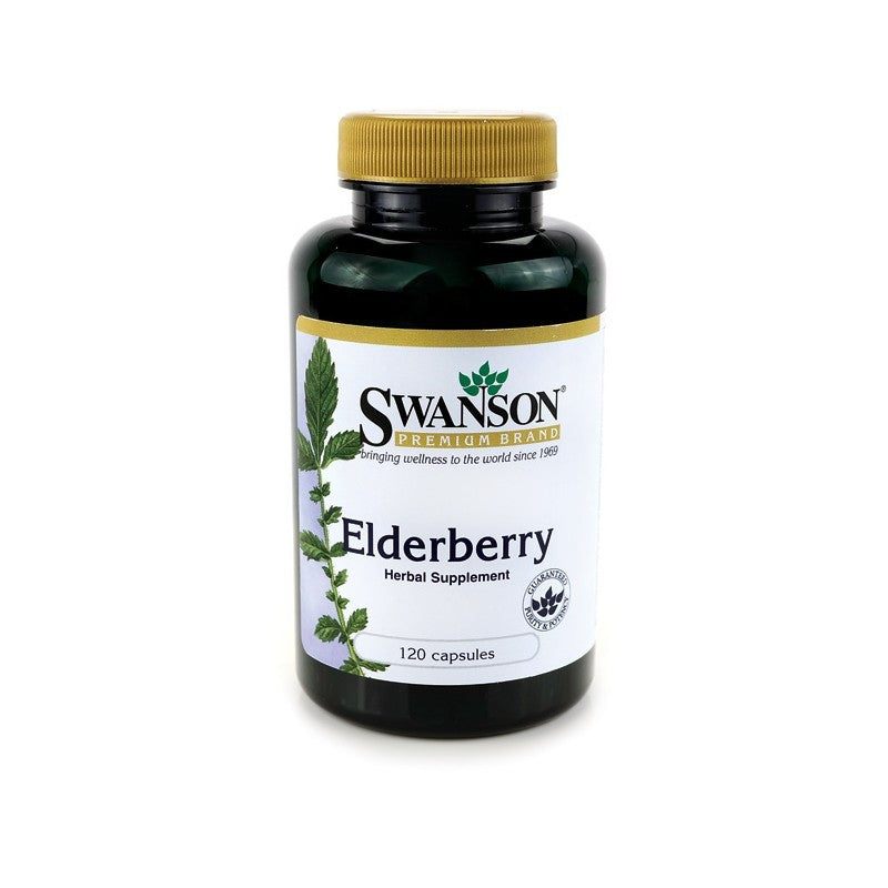 Swanson Premium Elderberry 575mg 120 Capsules