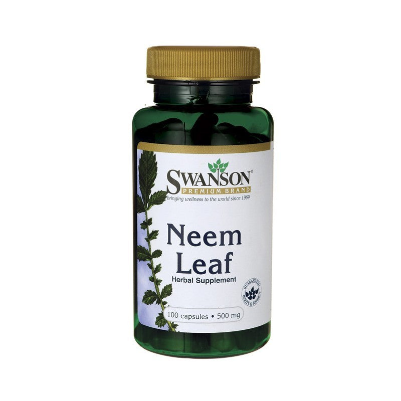 Swanson Premium Neem Leaf 500 mg 100 Capsules