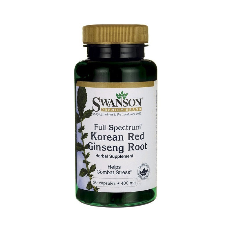 Swanson Premium Full-Spectrum Korean Red Ginseng 400mg 90 Capsules