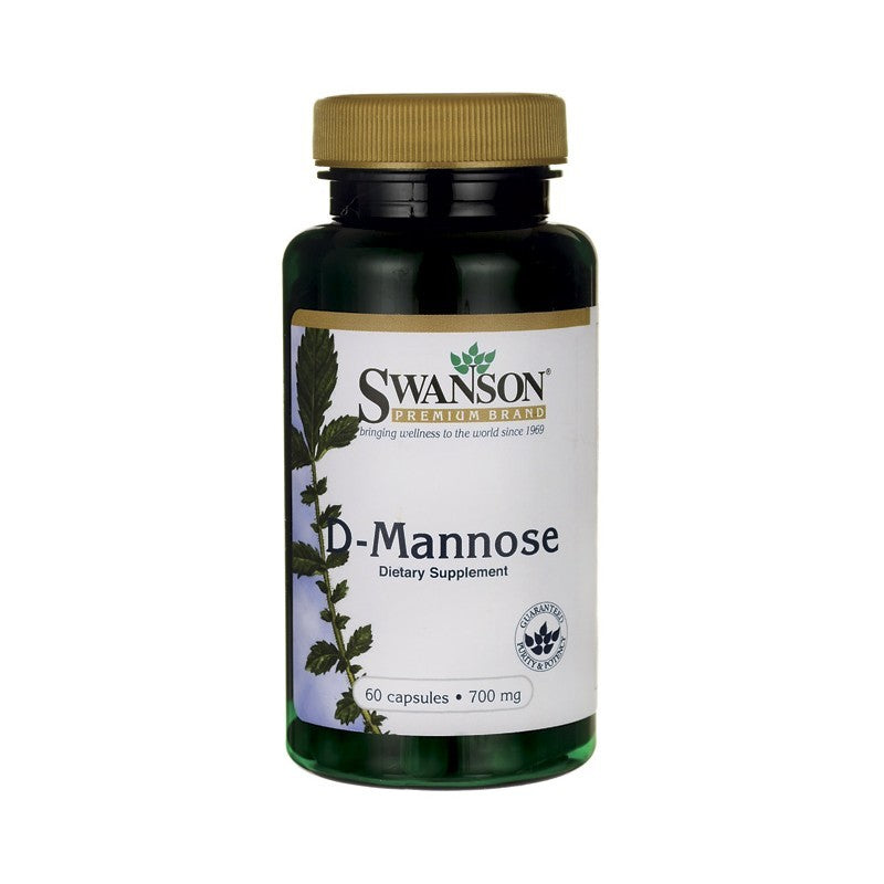 Swanson Premium D-Mannose 700 mg 60 Capsules - Dietary Supplement