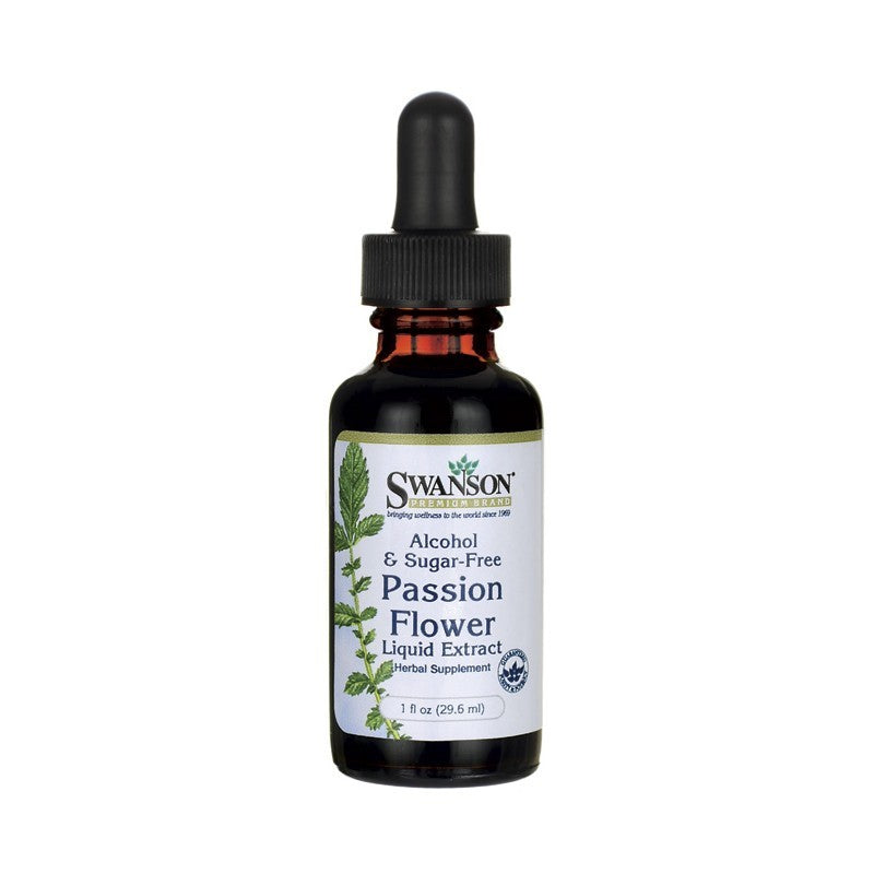 Swanson Premium Passion Flower Liquid Extract (Alcohol & Sugar Free) 29.6ml 1 fl oz