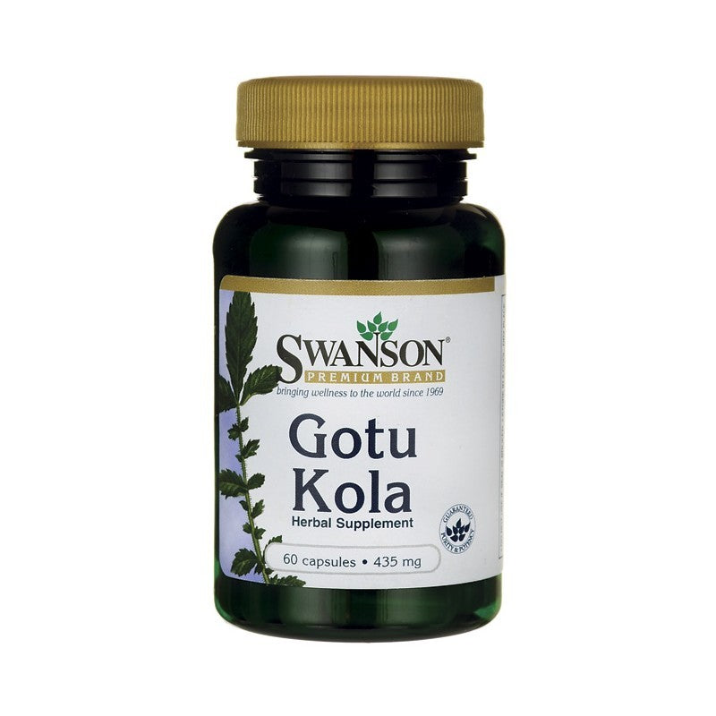 Swanson Premium Gotu Kola 435mg 60 Capsules - Herbal Supplement