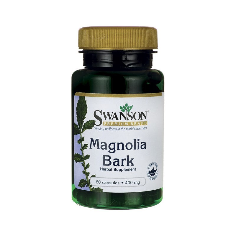 Swanson Premium Full-Spectrum Magnolia Bark 400Mg 60 Capsules