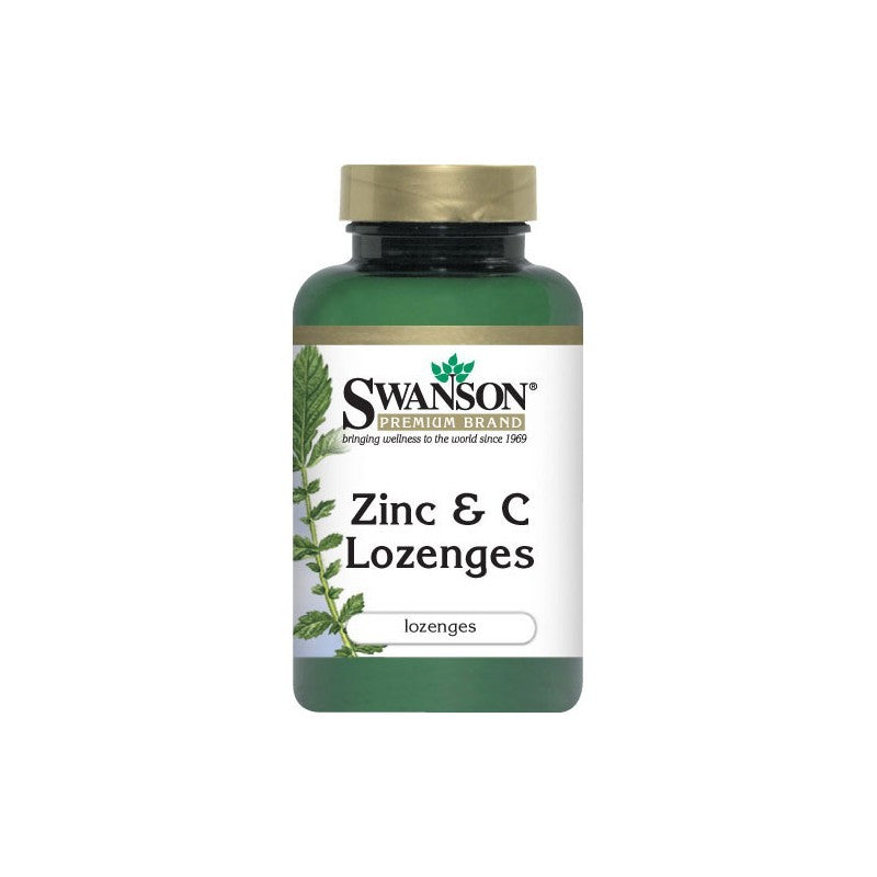 Swanson Premium Zinc & C Lozenges 25/100mg 120 Lozenges