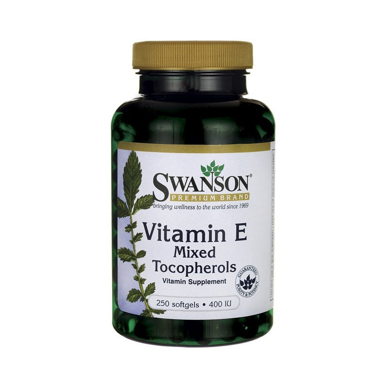 Swanson Premium  Vitamin E Mixed Tocopherols 400IU 250 Softgels