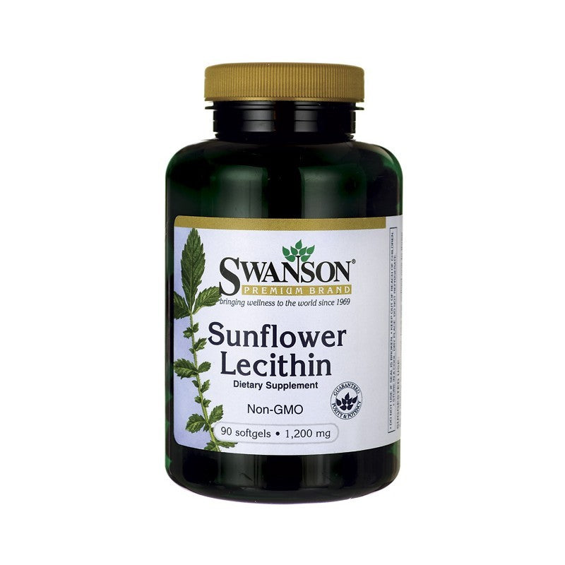 Swanson Premium Sunflower Lecithin 1200Mg 90 Softgels