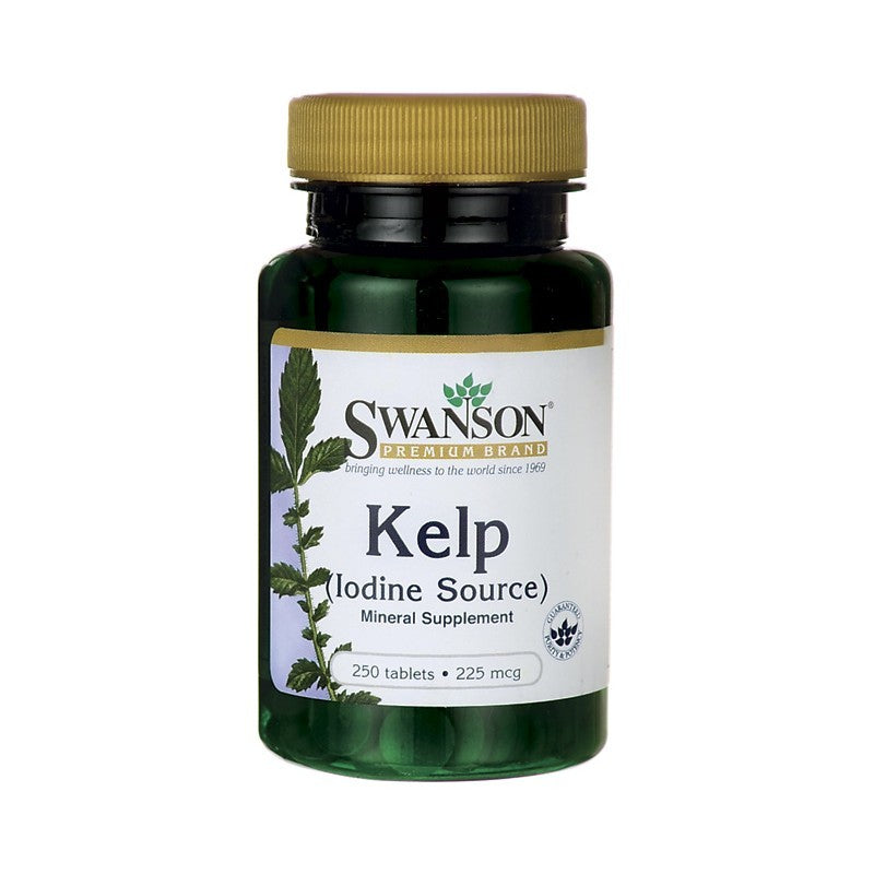 Swanson Premium Kelp (Iodine Source) 225mcg 250 Tablets