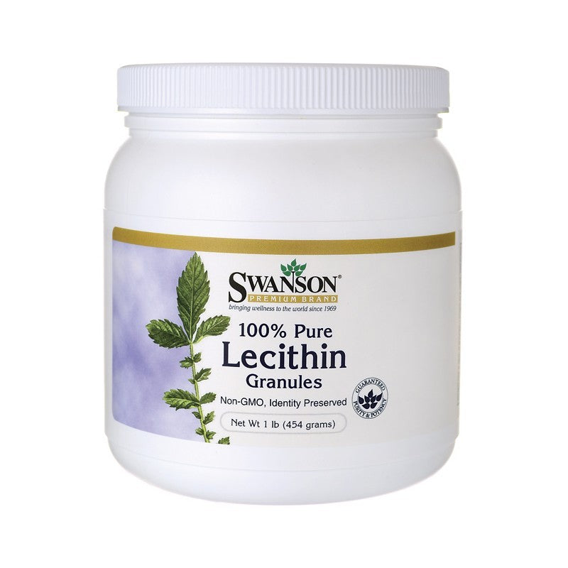 Swanson Premium 100% Pure Lecithin Granules (Non-GMO) 454gm
