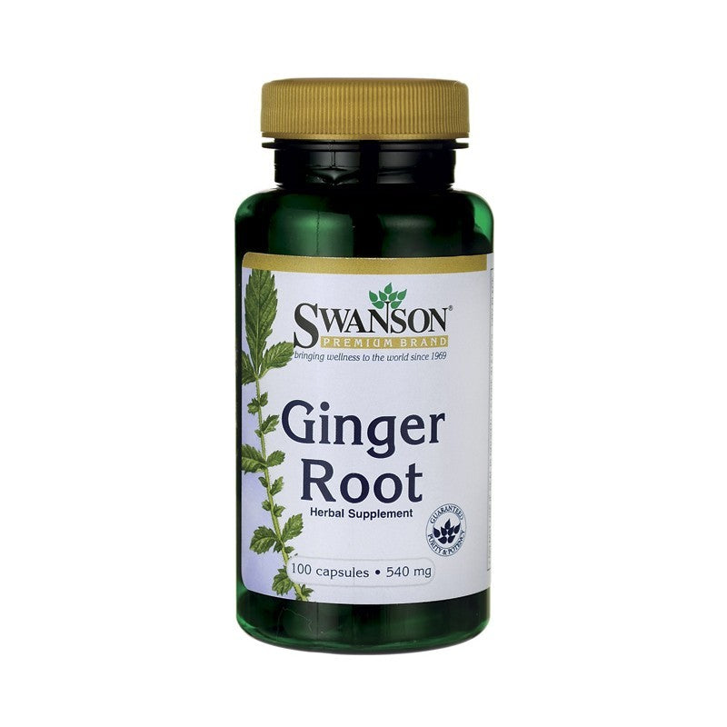 Swanson Premium Ginger Root 540mg 100 Capsules