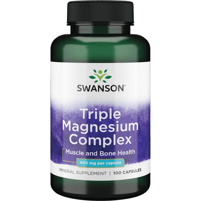 Swanson Premium Triple Magnesium Complex 100 Capsules