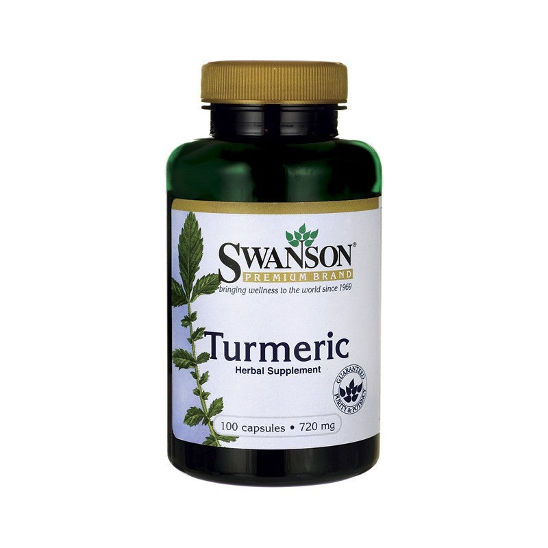 Swanson Premium Turmeric 720Mg 100 Capsules - Herbal Supplement
