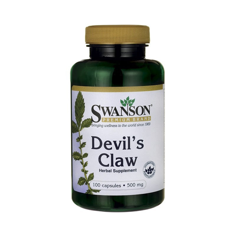 Swanson Premium Devil's Claw 500mg 100 Capsules - Herbal Supplement