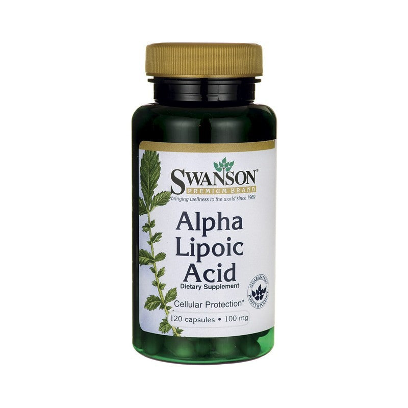 Swanson Premium Alpha Lipoic Acid 100mg 120 Capsules