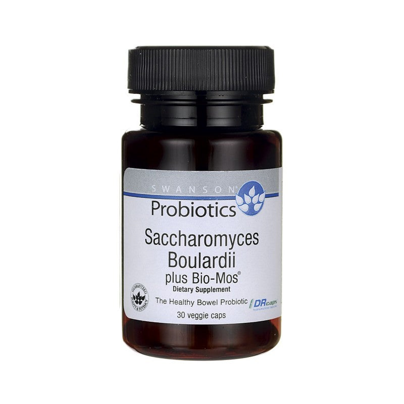 Swanson Probiotic Saccharomyces Boulardii 30 Veggie Caps
