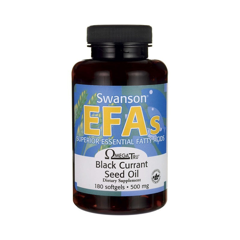 Swanson EFAs Black Currant Seed Oil GLA (OmegaTru) 180 Softgels