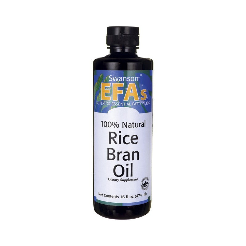 Swanson EFAs 100% Natural Rice Bran Oil 474ml