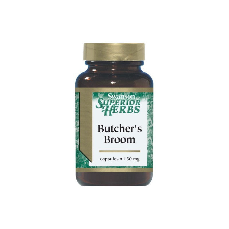 Swanson Superior Herbs Butcher's Broom Standardised 150mg 120 Capsules