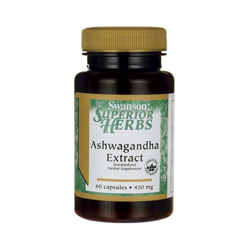 Swanson Superior Herbs Ashwagandha Extract 450Mg 60 Capules
