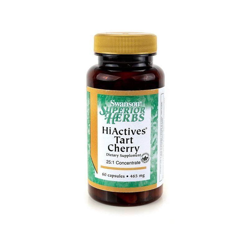 Swanson Superior Herbs HiActives Tart Cherry 465mg 60 Capsules