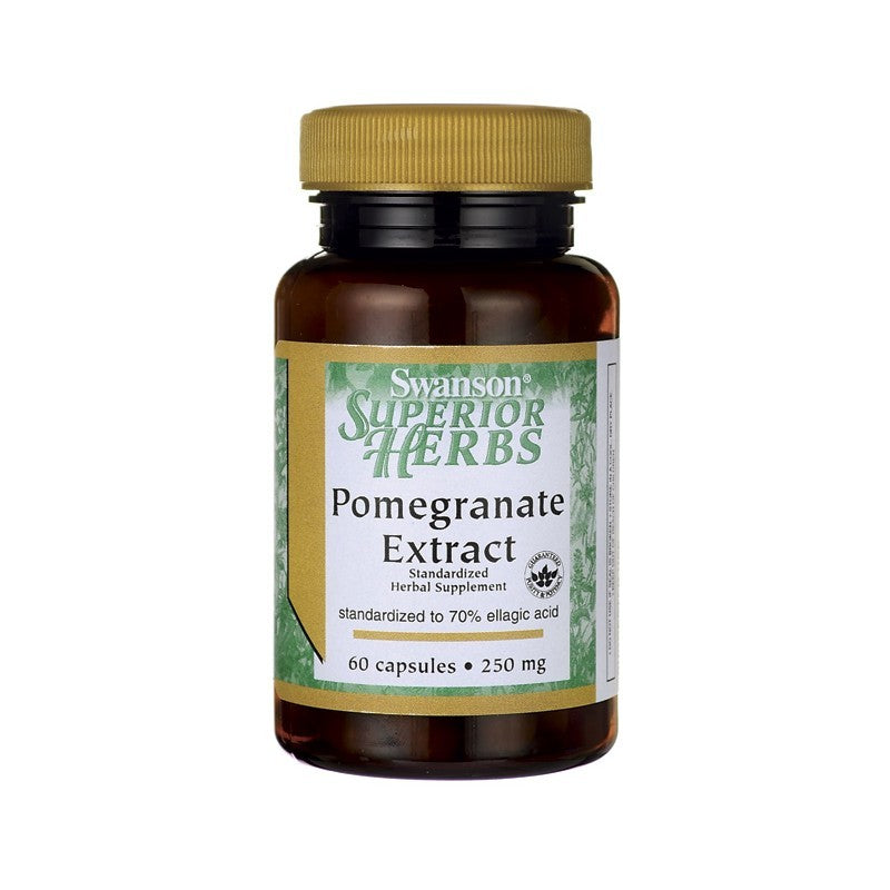 Swanson Superior Herbs Pomegranate Ext 250 Mg 60 Caps