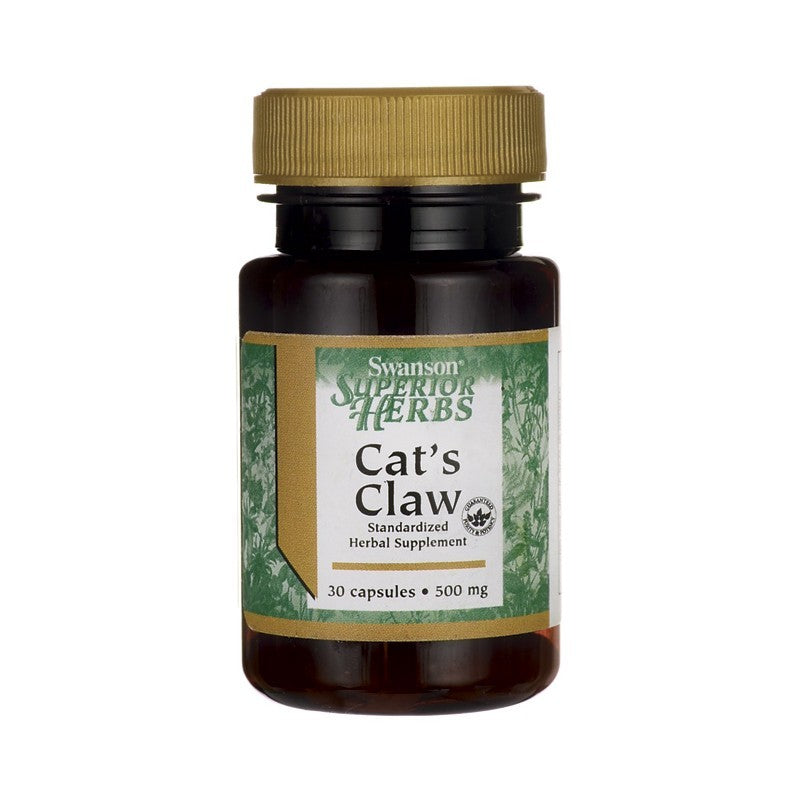 Swanson Superior Herbs Cat's Claw 500mg 30 Capsules