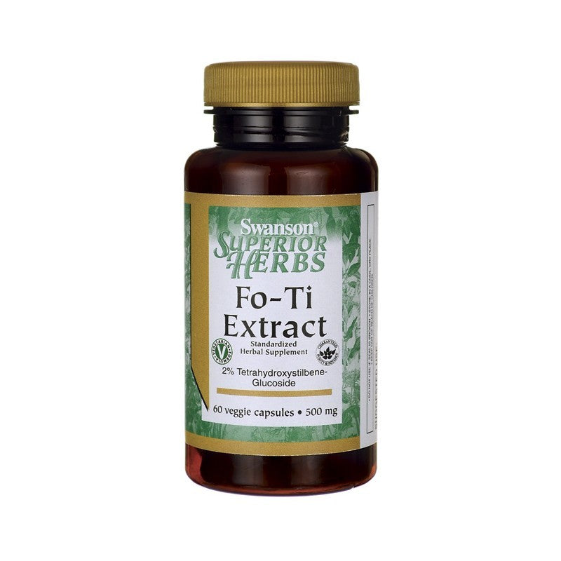 Swanson Superior Herbs Fo-Ti Extract 500mg 60 Veg Caps