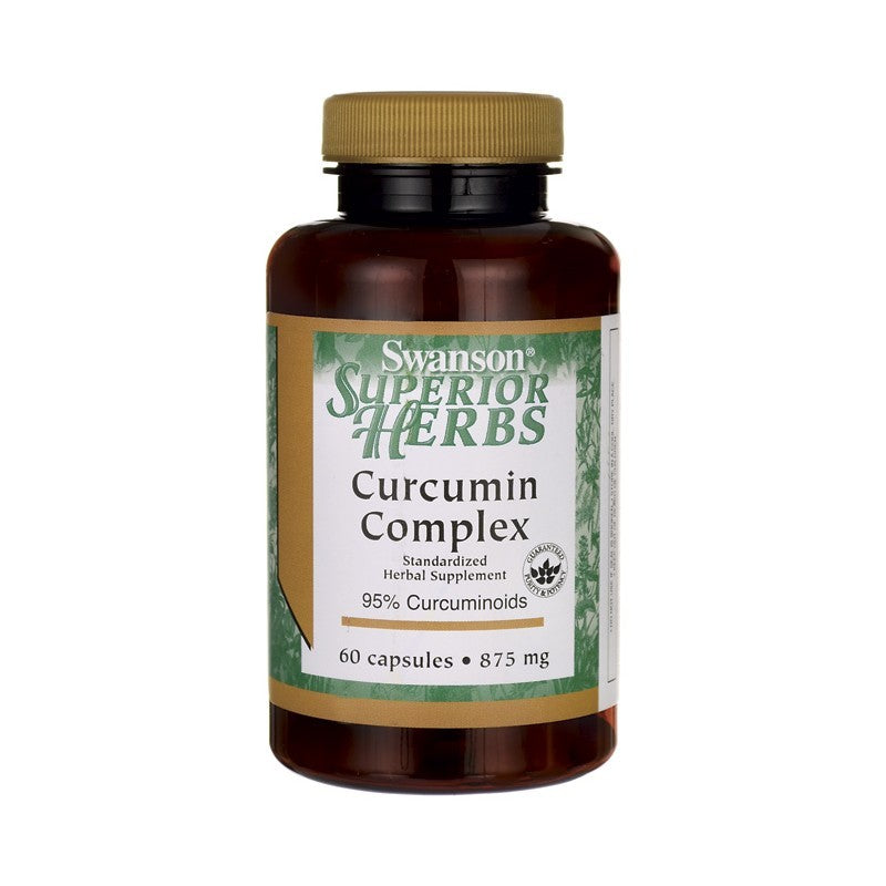 Swanson Superior Herbs Curcumin Complex 95% Curcuminoids 875mg 60 Capsules