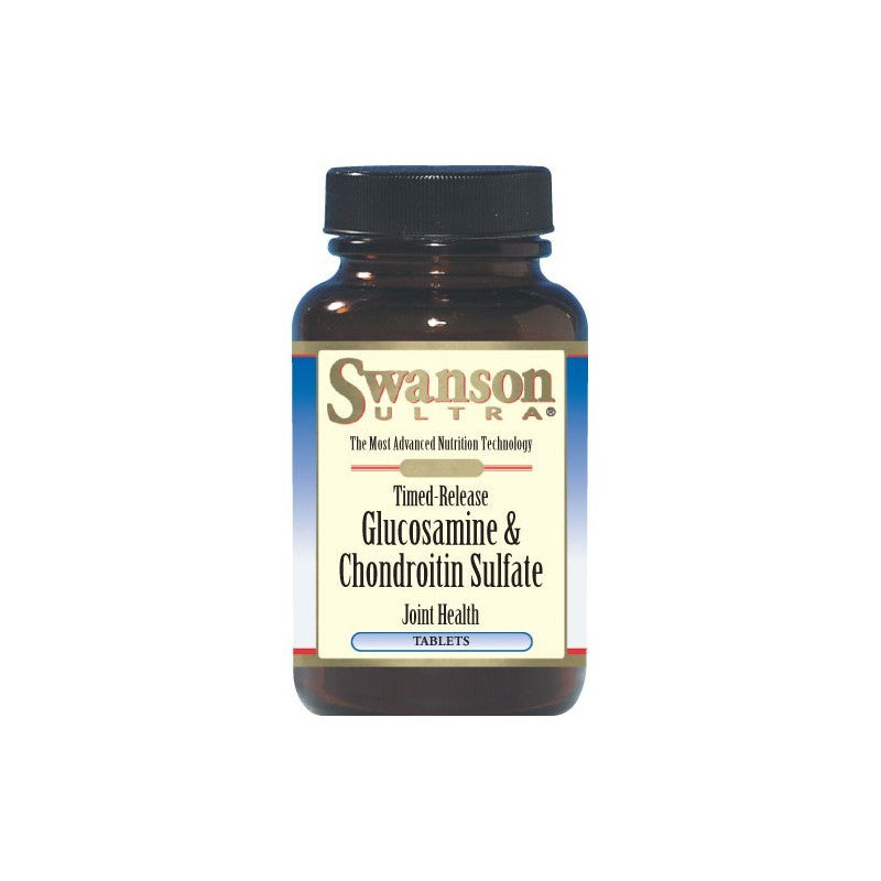 Swanson Ultra Timed-Release Glucosamine & Chondroitin Sulfate 750/600mg 120 Tablets