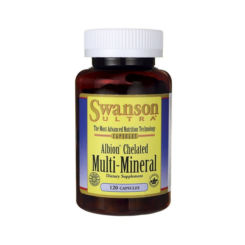 Swanson Ultra Albion Chelated Multi-Mineral Glycinate 120 Capsules