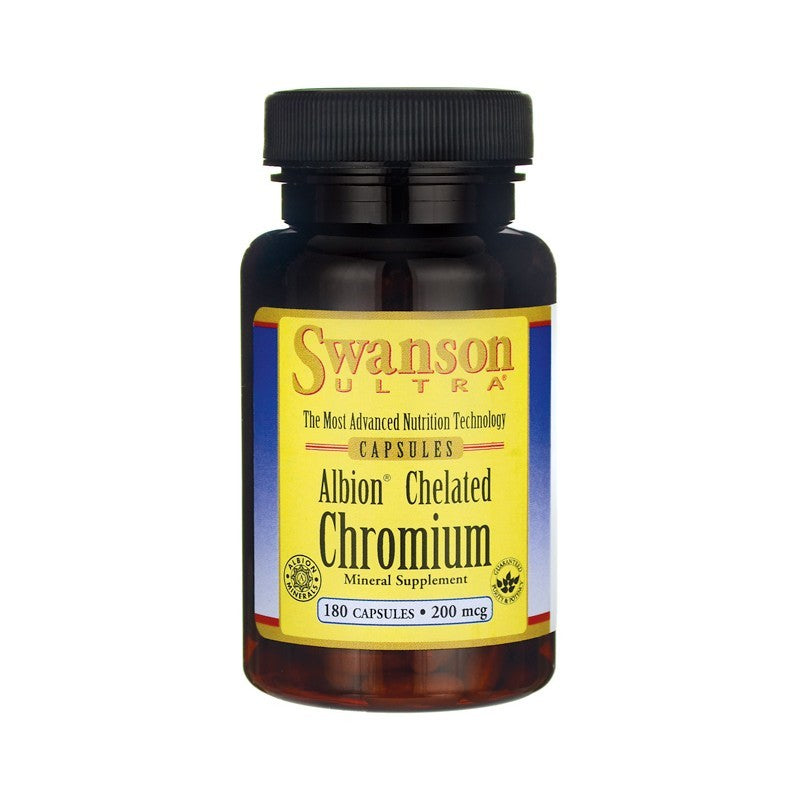 Swanson Ultra Albion Chelated Chromium Glycinate 200mcg 180 Capsules