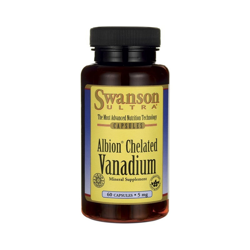 Swanson Ultra Albion Chelated Vanadium Glycinate 5mg 60 Capsules