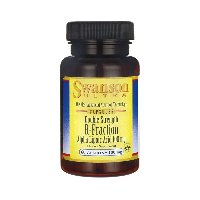 Swanson Ultra Double-Strength R-Fraction Alpha Lipoic Acid 100mg 60 Capsules