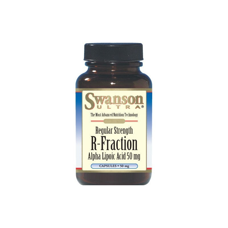 Swanson Ultra Regular Strength R-Fraction Alpha Lipoic Acid 50mg 60 Capsules