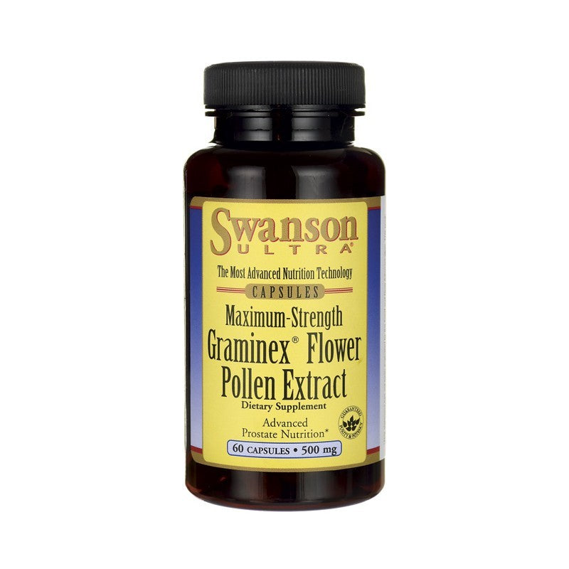 Swanson Ultra Max-Strength Graminex Flower Pollen Extract 500mg 60 Capsules
