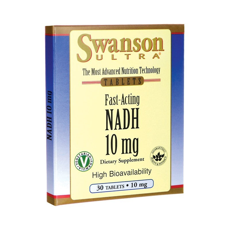 Swanson Ultra Fast Acting NADH High Bioavailability 10mg 30 Tablets