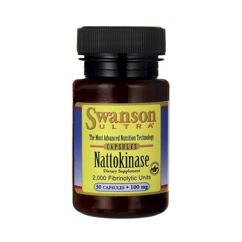 Swanson Ultra Nattokinase 2000 Fibrinolytic Units 100mg 30 Caps