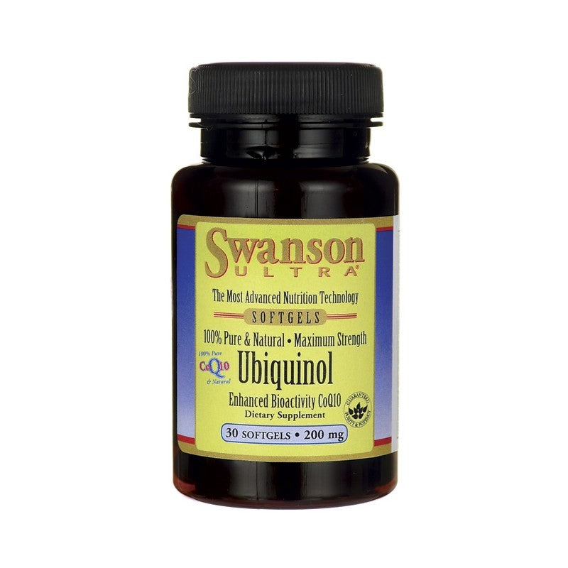 Swanson Ultra 100% Pure & Natural Ubiquinol 200Mg 30 Softgels
