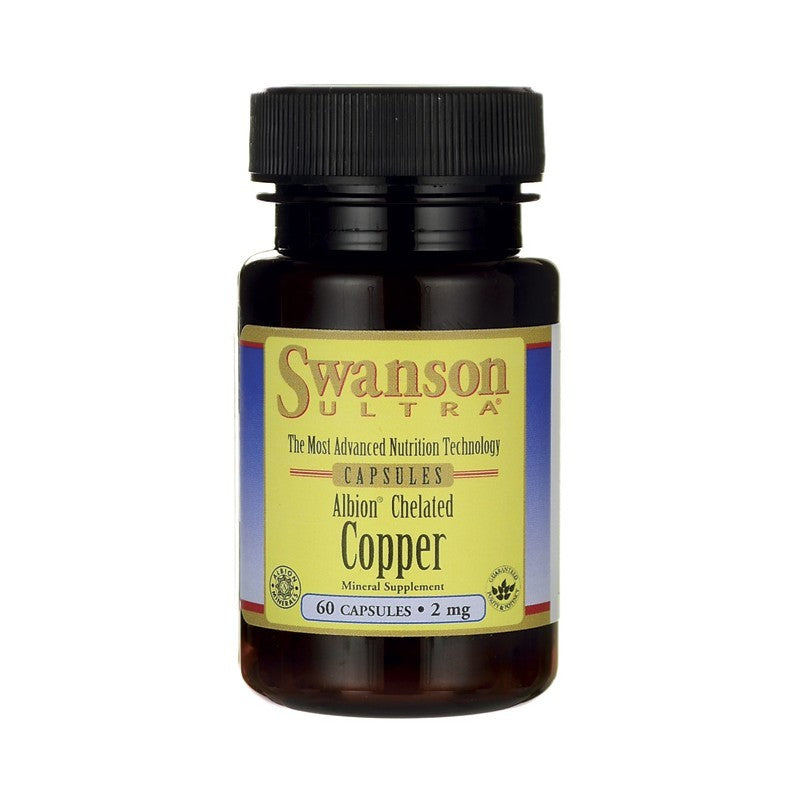 Swanson Ultra Albion Chelated Copper 2mg 60 Capsules