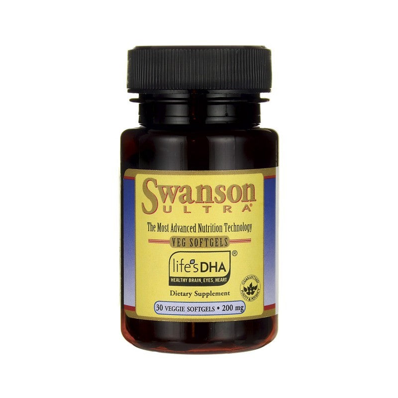 Swanson Ultra life's DHA (Vegetarian) 200mg 30 Veg Softgels