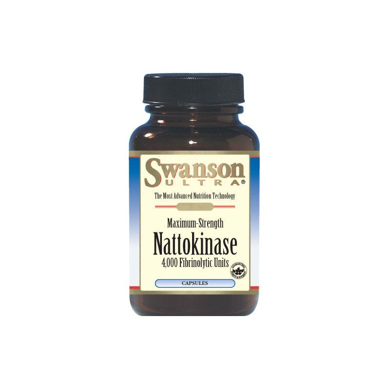 Swanson Ultra Maximum Strength Nattokinase 4000 Fibrinolytic Units 200mg 30 Caps