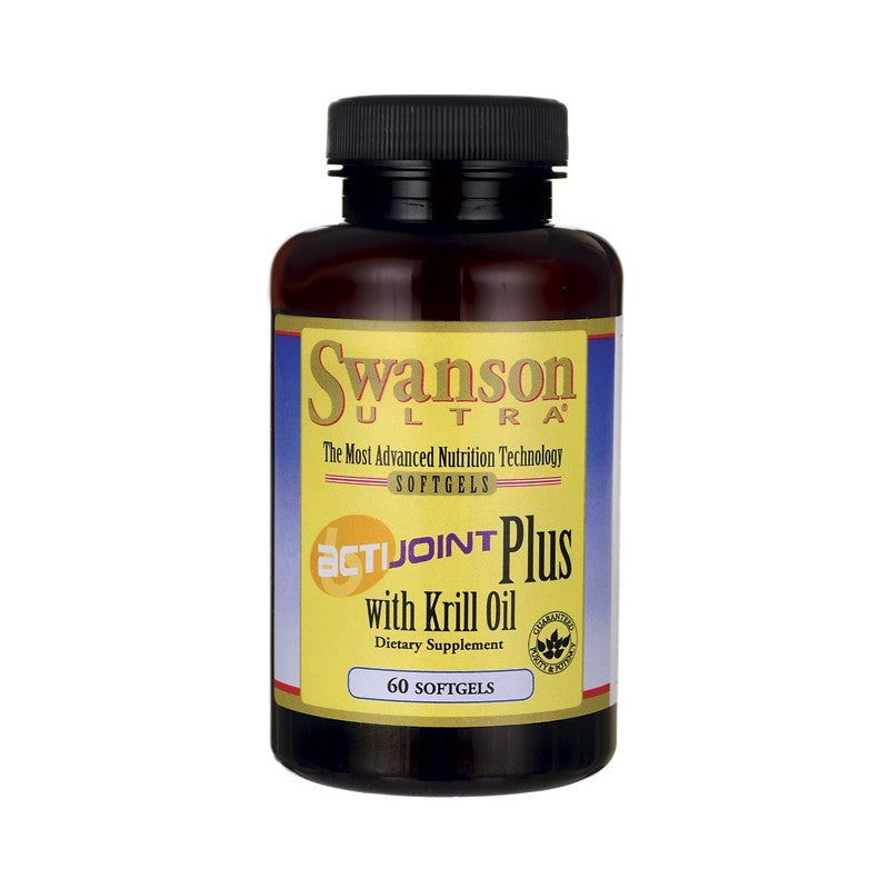 Swanson Ultra ActiJoint Plus with Krill Oil 60 Softgels