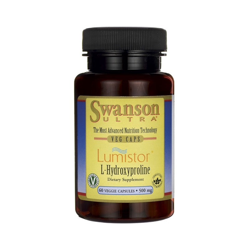 Swanson Ultra Lumistor L-Hydroxyproline 500mg 60 Veggie Capsules