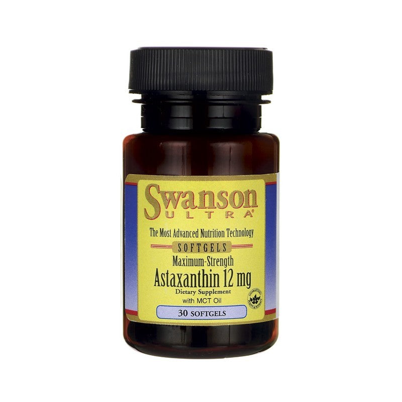 Swanson Ultra Maximum Strength Astaxanthin 12mg 30 Softgels