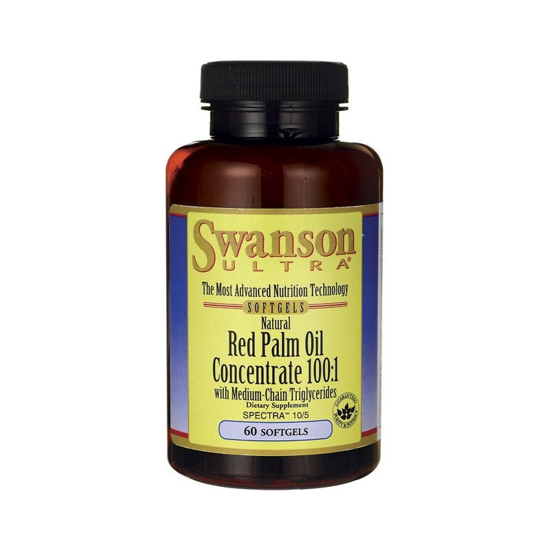 Swanson Ultra Natural Red Palm Oil Concentrate 100:1 60 Softgels