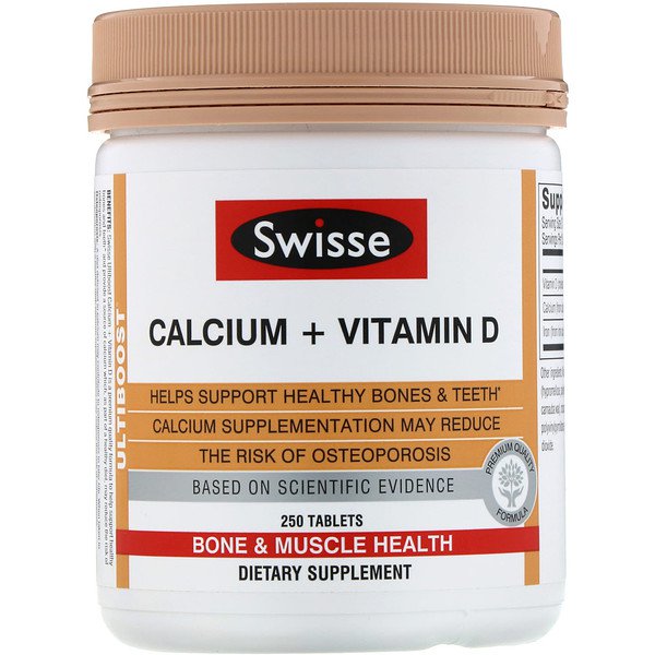Swisse Ultiboost Calcium + Vitamin D 300 Tablets