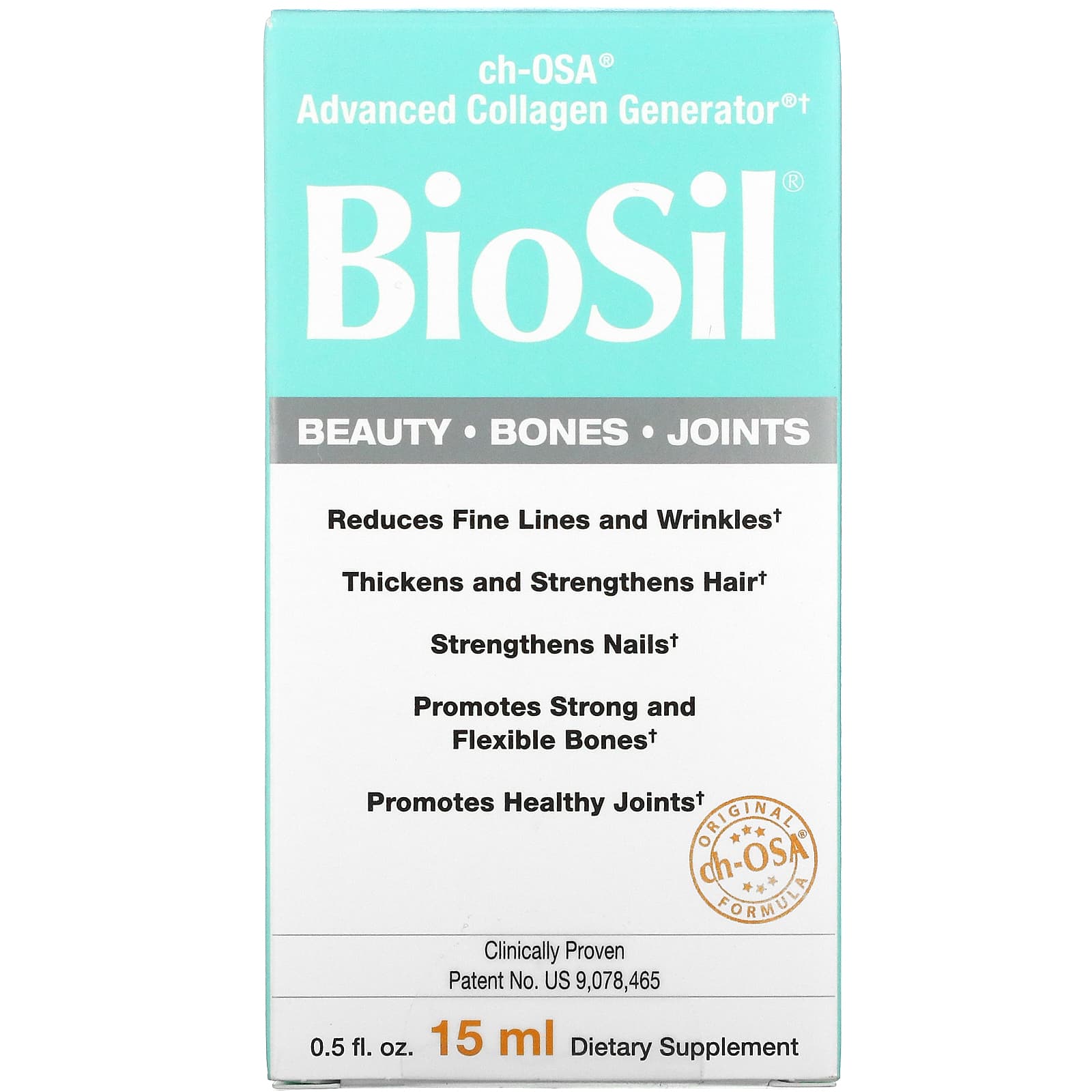 BioSil by Natural Factors ch-OSA Advanced Collagen Generator 0.5 fl oz (15ml)